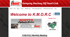 Desktop Screenshot of kempseyoffroadracing.net